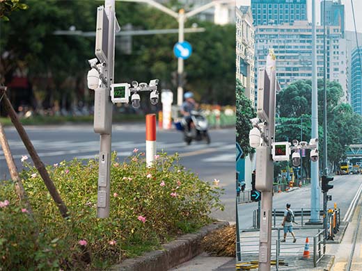 貴港市街道交通噪聲在線監(jiān)測、全天候自動超標(biāo)變色預(yù)警監(jiān)測、助力解決噪聲擾民問題，創(chuàng)建智慧城市發(fā)展